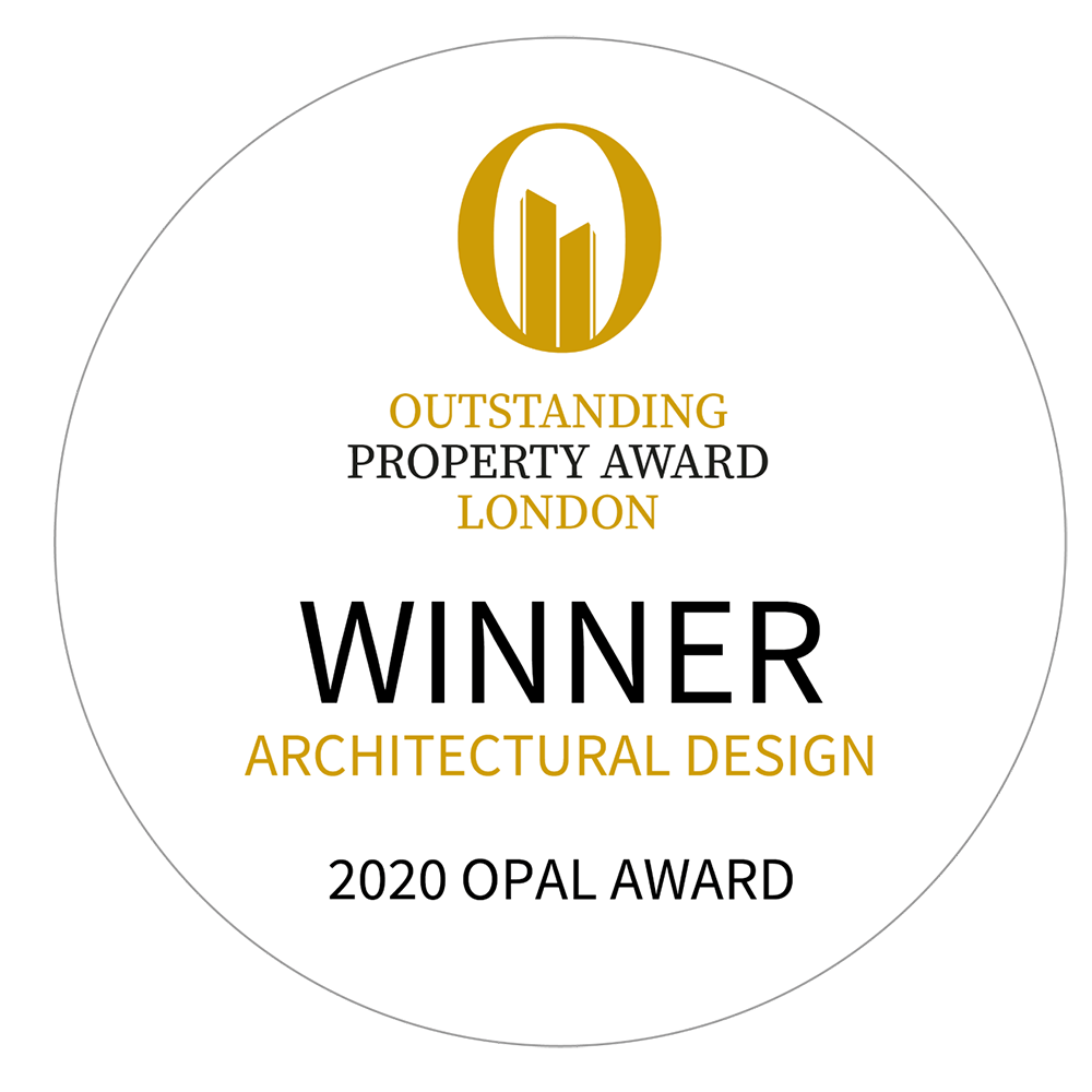 Outstanding Property Award London, Winner Architectural Design, 2020 Opal Award